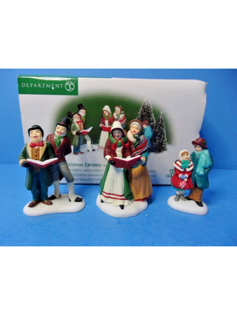 Dept 56 Christmas Carolers #58631 Heritage Village Set of 3 Retired Dickens IOB